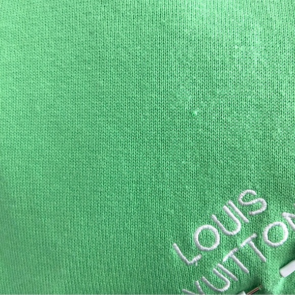 Louis Vuitton Japan Sweater Top Green Made in Italy Size M - Picture 3 of 10